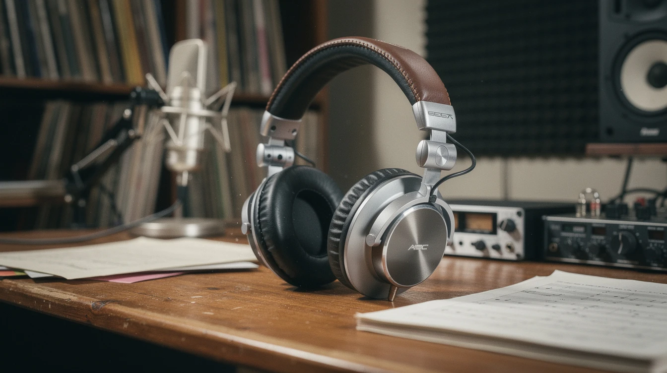 Öppna studiohörlurar vid mixning i hemmastudio